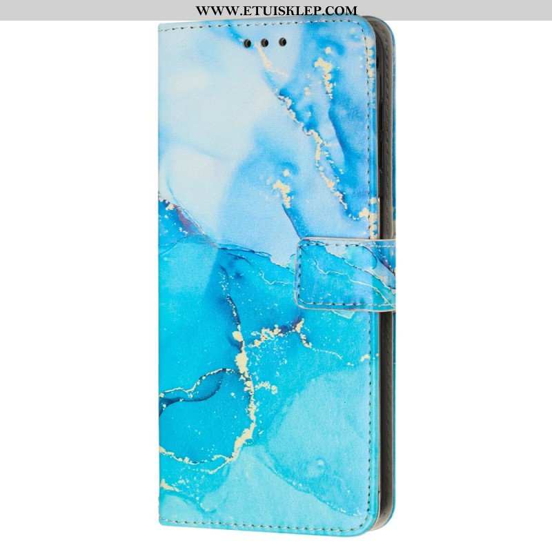 Etui Folio do iPhone 15 Pro Max Styl Marmurkowy